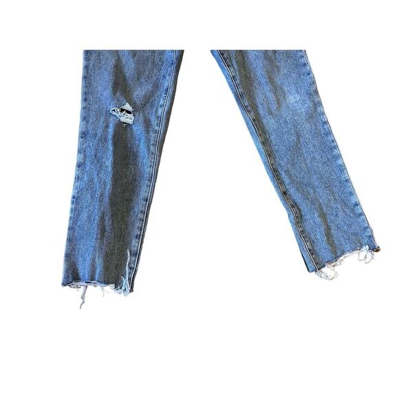 Banana Republic jeans sz 31 high rise vintage slim distressed light wash denim - Picture 4 of 10